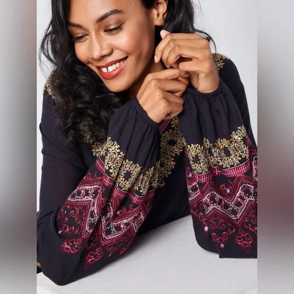 FREE PEOPLE WILD ONE EMBROIDERED MINI DRESS - Picture 2 of 14